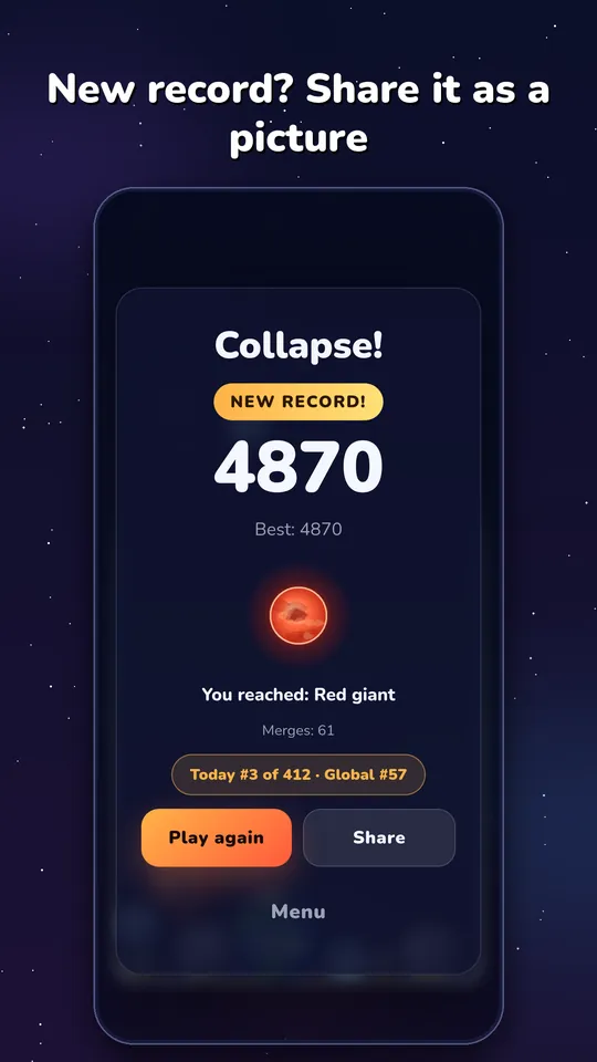 Cosmo Merge, screenshot 4