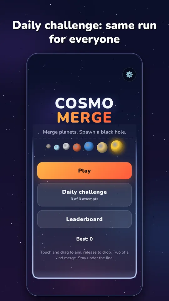 Cosmo Merge, screenshot 5